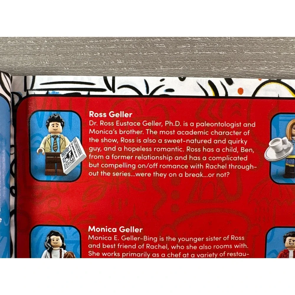 LEGO Ideas Friends Central Perk 21319 Bag 5 Ross and Phoebe Buffay Minifigure - Picture 5 of 5